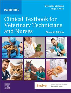 McCurnin's Clinical Textbook for Veterinary Technicians and Nurses de Oreta M. Samples