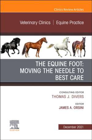 The Equine Foot: Moving the Needle to Best Care, An Issue of Veterinary Clinics of North America: Equine Practice de James A. Orsini