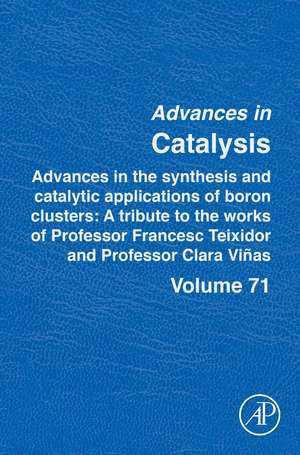 Advances in the Synthesis and Catalytic Applications of Boron Cluster: A tribute to the works of Professor Francesc Teixidor and Professor Clara Viñas de Montserrat Diéguez