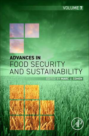 Advances in Food Security and Sustainability de Marc J. Cohen