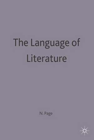 The Language of Literature de Norman Page