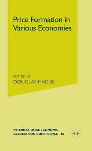 Price Formation in Various Economies de D C Hague