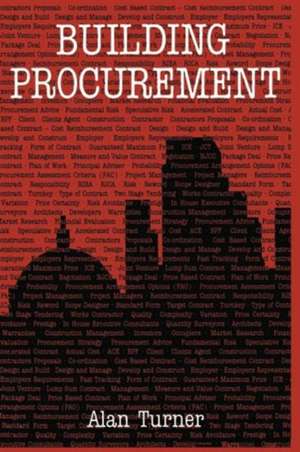 Building Procurement de Alan Turner