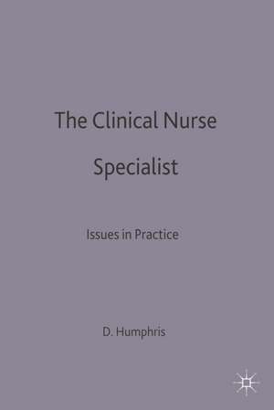 The Clinical Nurse Specialist de Debra Humphris