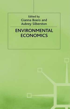 Environmental Economics: Proceedings of a conference held by the Confederation of European Economic Associations at Oxford, 1993 de Gianna Boero