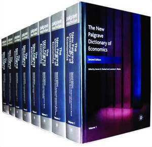 The New Palgrave Dictionary of Economics de Steven Durlauf