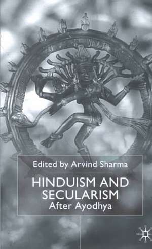 Hinduism and Secularism: After Ayodhya de A. Sharma