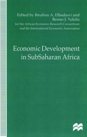 Economic Development in SubSaharan Africa: Proceedings of the Eleventh World Congress of the International Economic Association, Tunis de B. Ndula