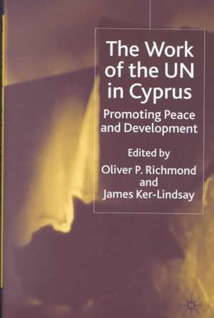 The Work of the UN in Cyprus: Promoting Peace and Development de O. Richmond