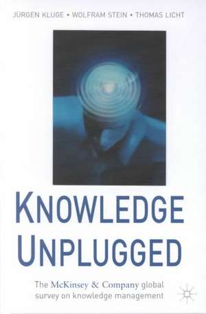 Knowledge Unplugged: The McKinsey Global Survey of Knowledge Management de J. Kluge