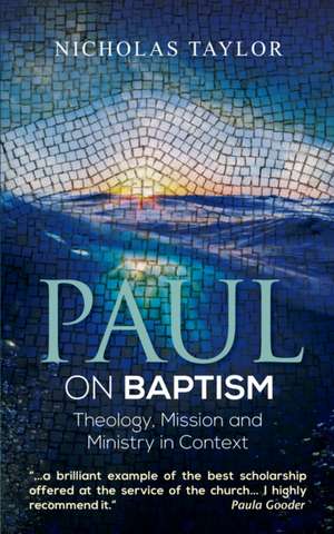 Paul on Baptism de Nicholas Taylor