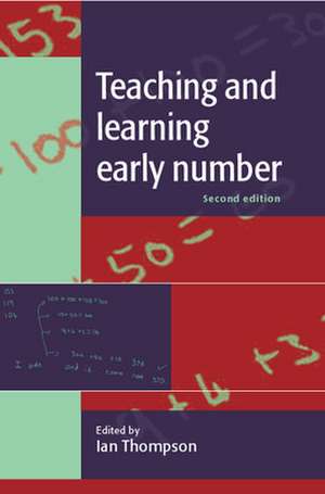 Teaching and Learning Early Number de Ian Thompson