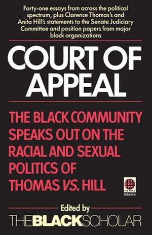 Court of Appeals: Black Communi de Black Scholar Magazine