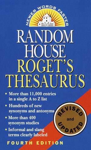 Random House Roget's Thesaurus de Ballantine