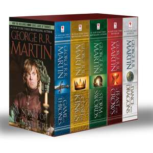 George R. R. Martin's a Game of Thrones 5-Book Boxed Set (Song of Ice and Fire Series): A Game of Thrones, a Clash of Kings, a Storm of Swords, a Feas de George R. R. Martin