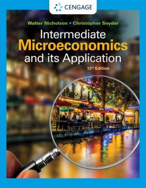 Intermediate Microeconomics and Its Application de Walter Nicholson