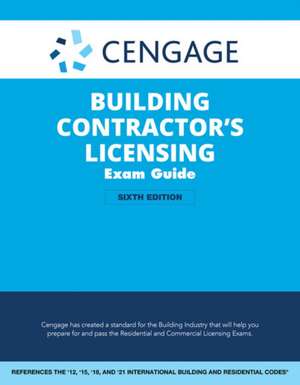 Cengage Building Contractor's Licensing Exam Guide de Christopher Prince