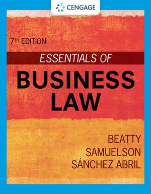 Essentials of Business Law de Jeffrey F. Beatty