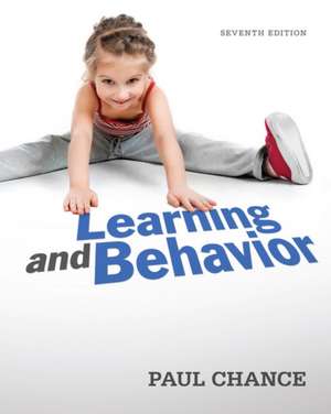 Learning and Behavior de Paul Chance