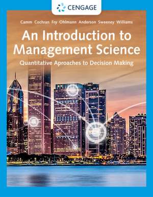 An Introduction to Management Science de Jeffrey Camm