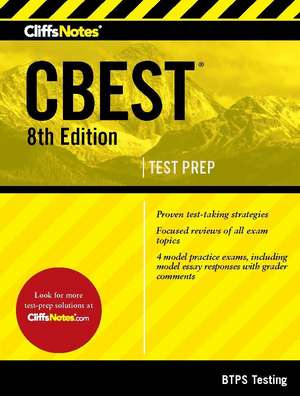 CliffsNotes CBEST de Btps Testing