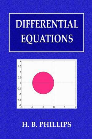 Differential Equations de H. B. Phillips