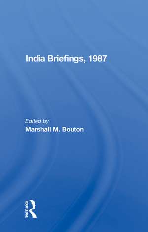 India Briefing, 1987 de Marshall M. Bouton