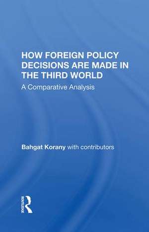 How Foreign Policy Decisions Are Made In The Third World: A Comparative Analysis de Bahgat Korany