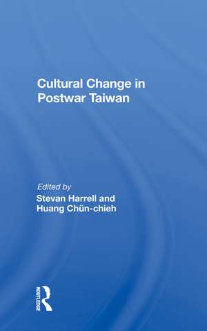 Cultural Change In Postwar Taiwan de Stevan Harrell