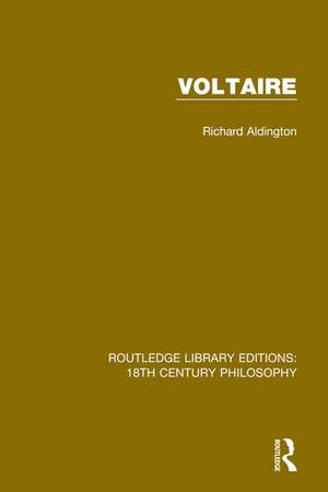 Voltaire de Richard Aldington