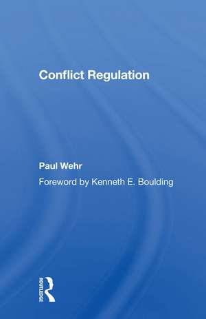 Conflict Regulation de Paul Wehr