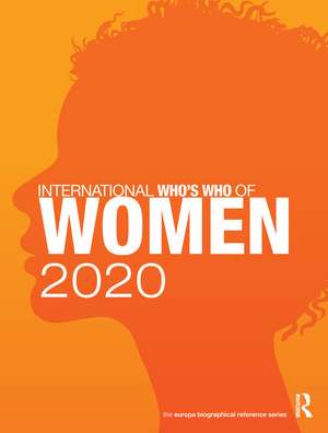 International Who's Who of Women 2020 de Europa Publications