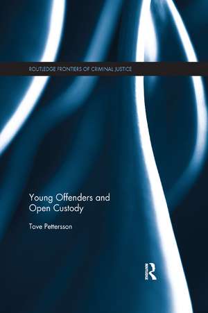 Young Offenders and Open Custody de Tove Pettersson