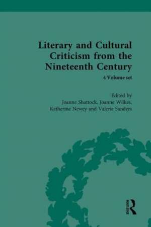 Literary and Cultural Criticism from the Nineteenth Century de Valerie Sanders