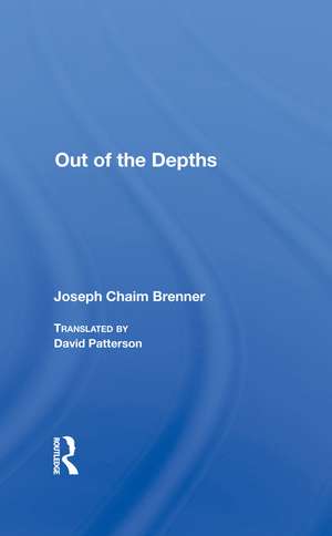 Out Of The Depths de Joseph Chaim Brenner