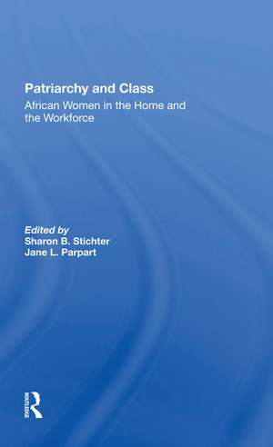 Patriarchy And Class: African Women In The Home And The Workforce de Sharon B Stichter