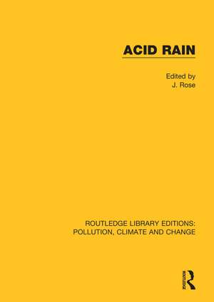 Acid Rain de J. Rose