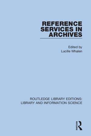 Reference Services in Archives de Lucille Whalen