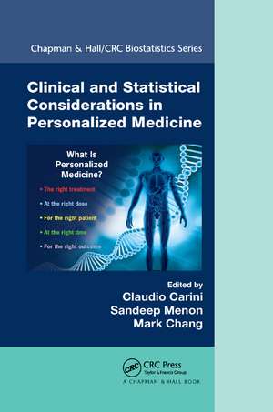 Clinical and Statistical Considerations in Personalized Medicine de Claudio Carini