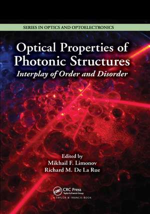 Optical Properties of Photonic Structures: Interplay of Order and Disorder de Mikhail F. Limonov