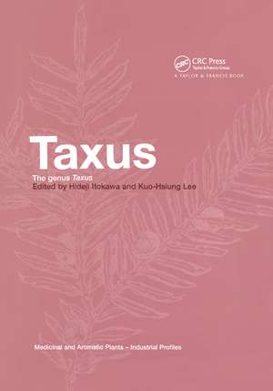 Taxus: The Genus Taxus de Hideji Itokawa