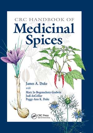 CRC Handbook of Medicinal Spices de James A. Duke