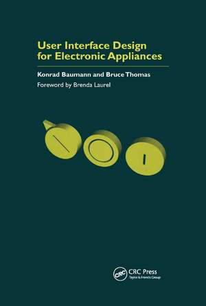 User Interface Design of Electronic Appliances de Konrad Baumann