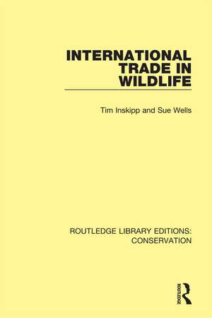 International Trade in Wildlife de Tim Inskipp