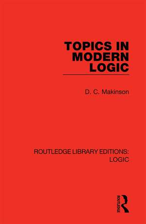 Topics in Modern Logic de D. C. Makinson