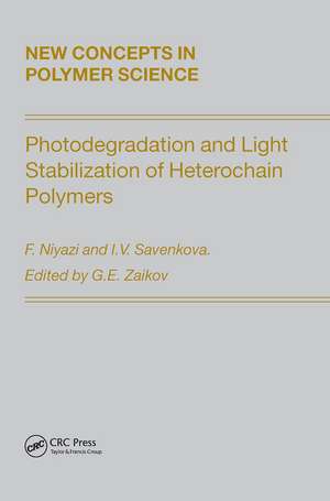 Photodegradation and Light Stabilization of Heterochain Polymers de Niyazi