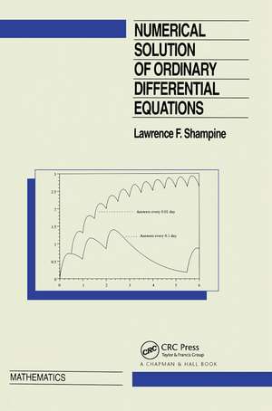 Numerical Solution of Ordinary Differential Equations de L.F. Shampine