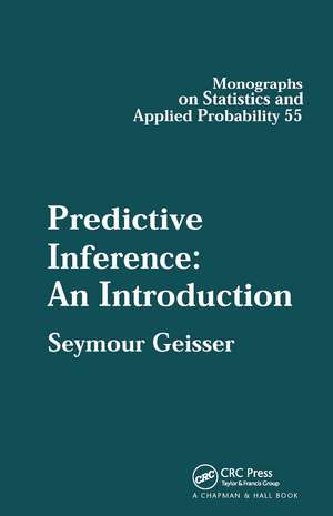 Predictive Inference de Seymour Geisser