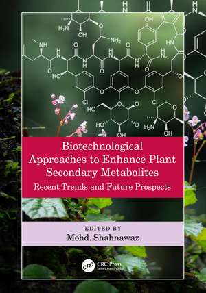 Biotechnological Approaches to Enhance Plant Secondary Metabolites: Recent Trends and Future Prospects de Mohd. Shahnawaz