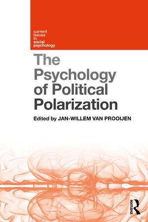 The Psychology of Political Polarization de Jan-Willem van Prooijen